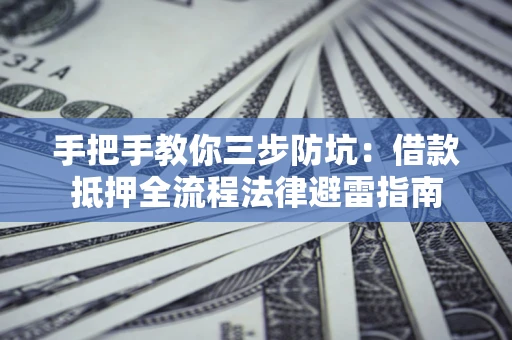 济南手把手教你三步防坑：借款抵押全流程法律避雷指南