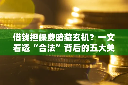 济南借钱担保费暗藏玄机？一文看透“合法”背后的五大关键陷阱