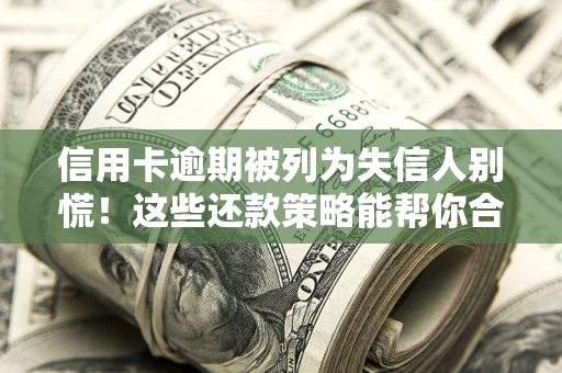 济南信用卡逾期被列为失信人别慌！这些还款策略能帮你合法止损