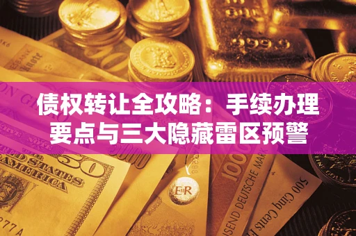 济南债权转让全攻略：手续办理要点与三大隐藏雷区预警