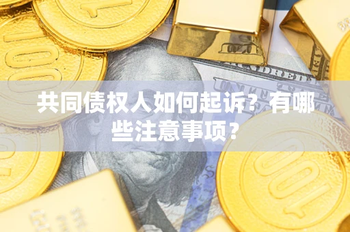 济南共同债权人如何起诉？有哪些注意事项？