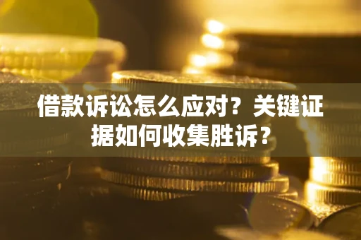 济南借款诉讼怎么应对？关键证据如何收集胜诉？