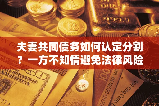 济南夫妻共同债务如何认定分割？一方不知情避免法律风险必看！